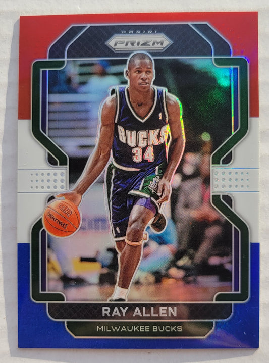 Ray Allen - 2021-22 Panini Prizm Prizms Red White Blue #251