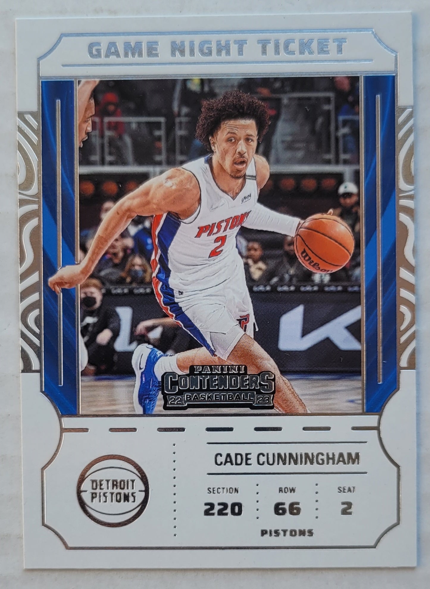 Cade Cunningham - 2022-23 Panini Contenders Game Night Ticket #8