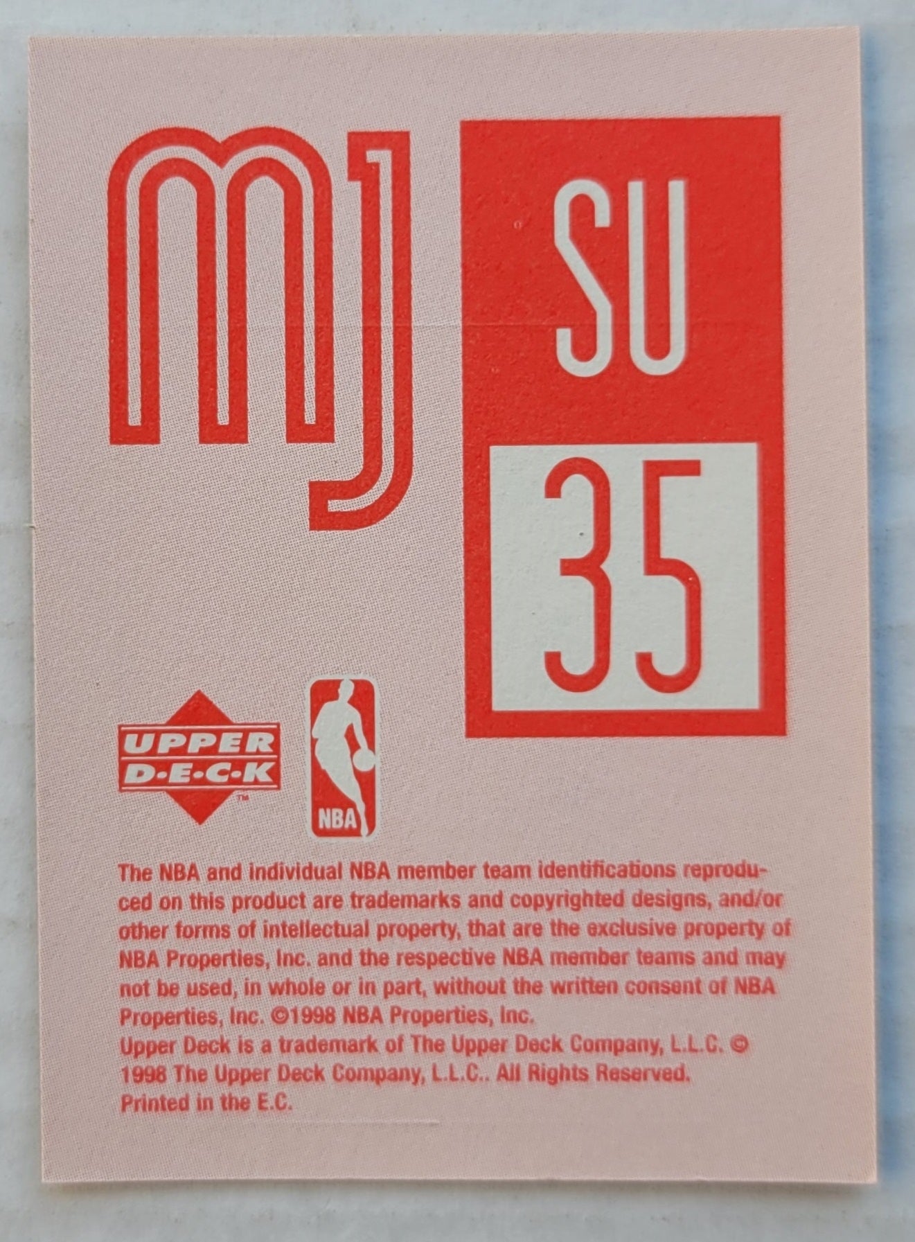 Michael Jordan - 1998 Upper Deck MJ Sticker Collection Stickers #35