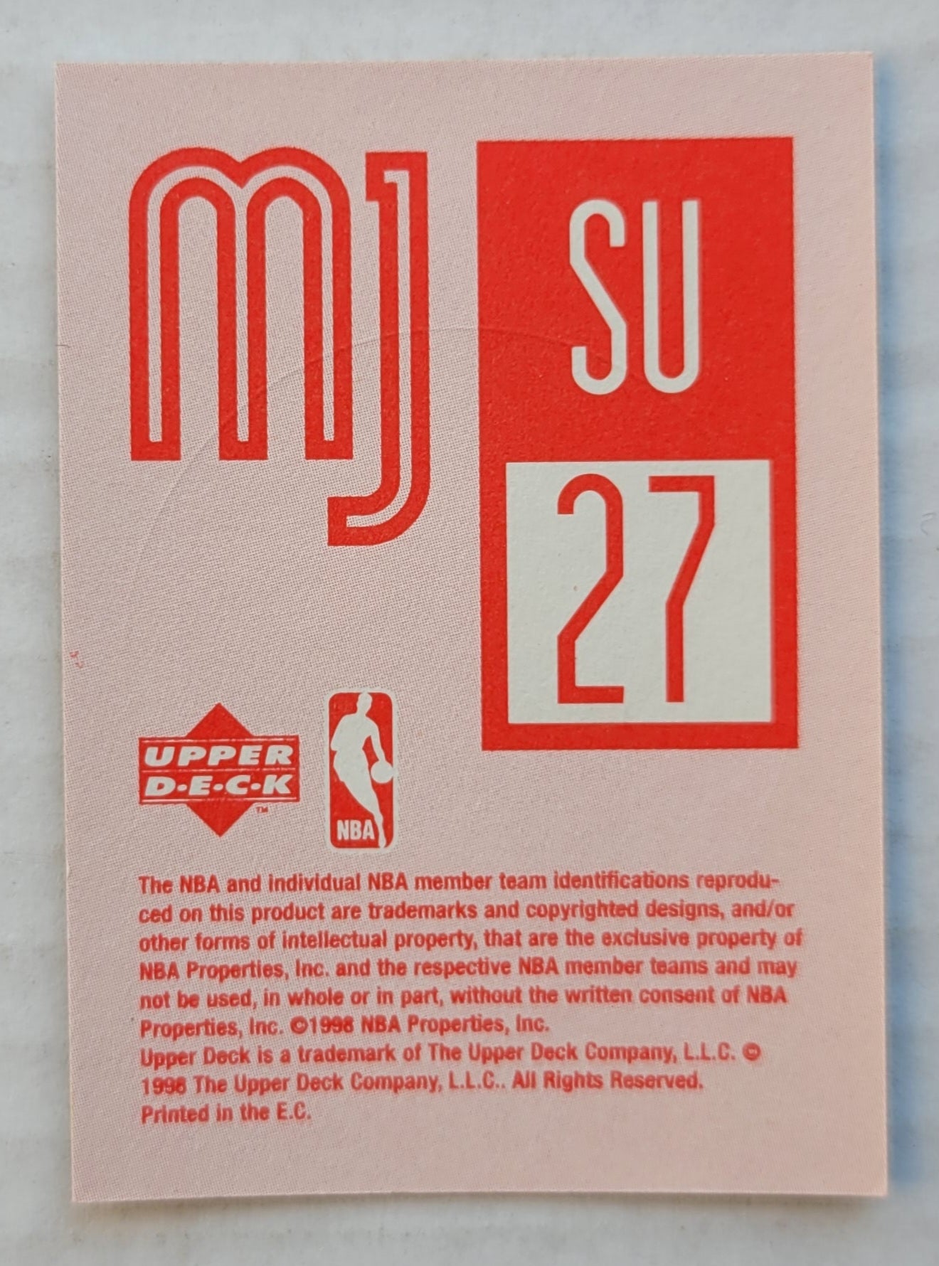 Michael Jordan - 1998 Upper Deck MJ Sticker Collection Stickers #27