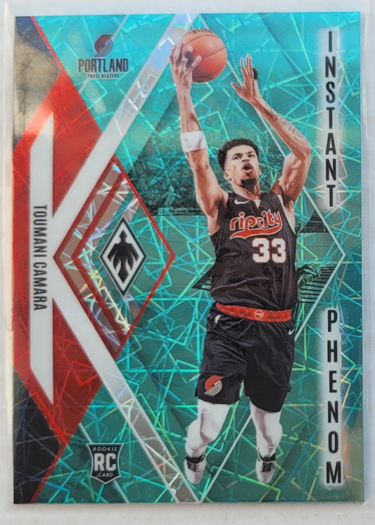 Toumani Camara - 2023-24 Panini Phoenix Instant Phenom Teal Lazer #9