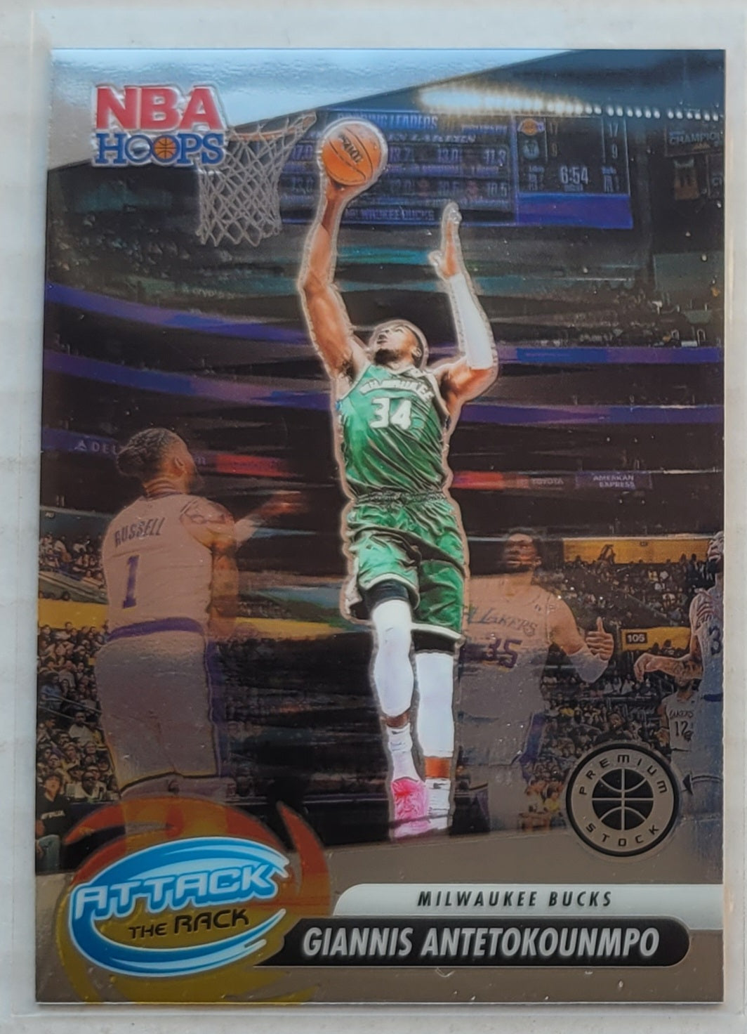 Giannis Antetokounmpo - 2023-24 Hoops Premium Stock Attack the Rack #2