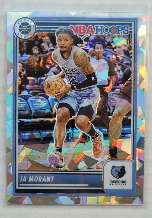 Ja Morant - 2023-24 Hoops Premium Stock Ice Prizm #102