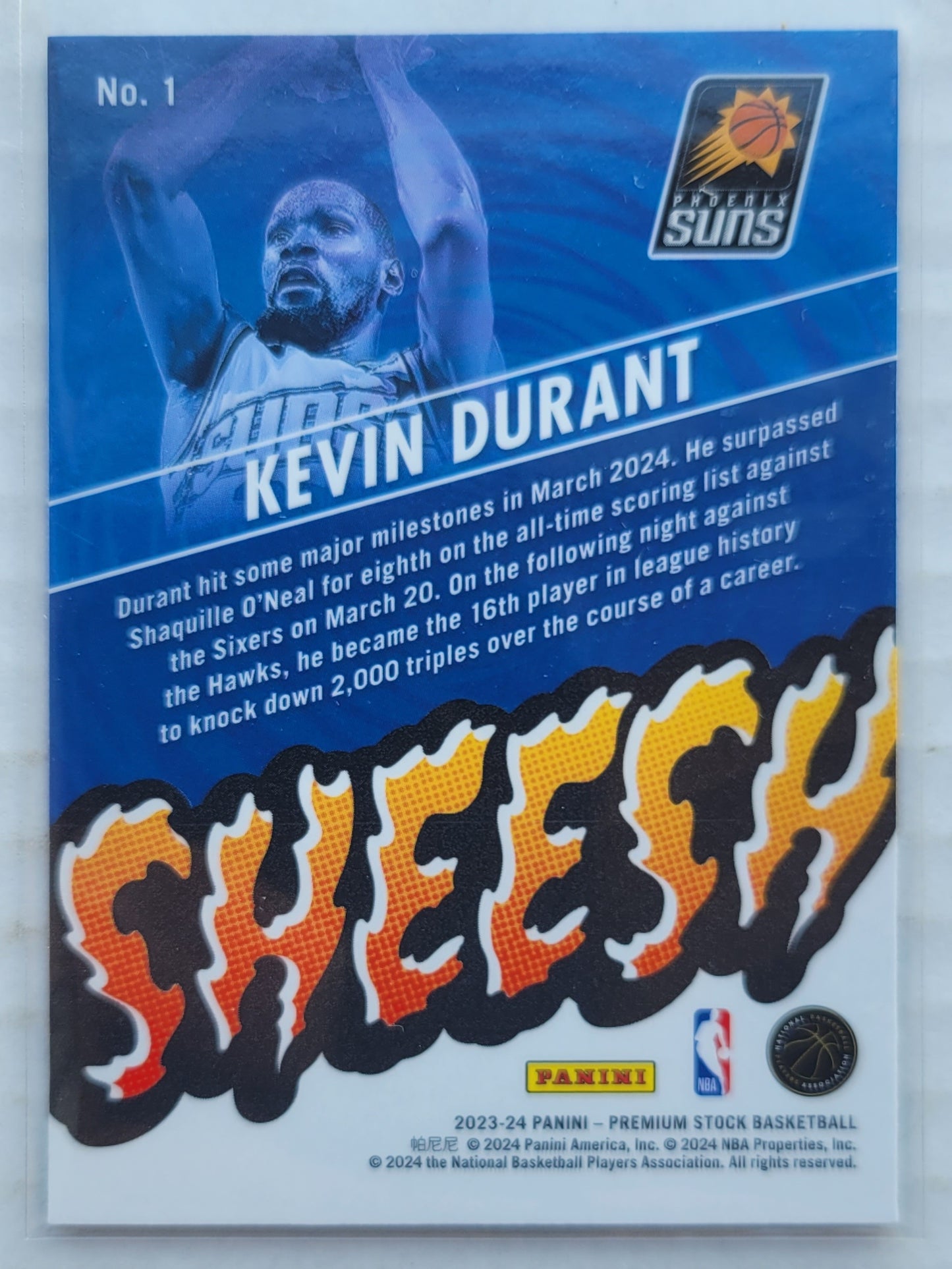 Kevin Durant - 2023-24 Hoops Premium Stock Sheesh #1