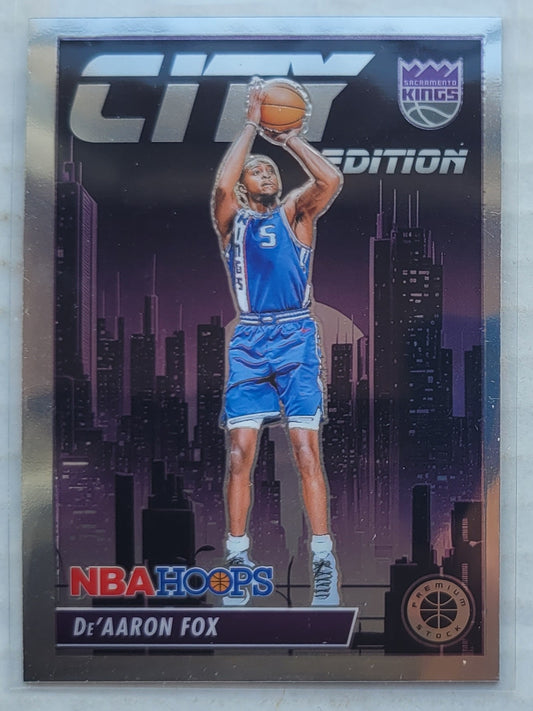 De'Aaron Fox - 2023-24 Hoops Premium Stock City Edition #24
