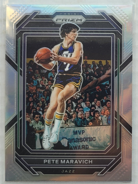 Pete Maravich - 2022-23 Panini Prizm Prizms Silver #286