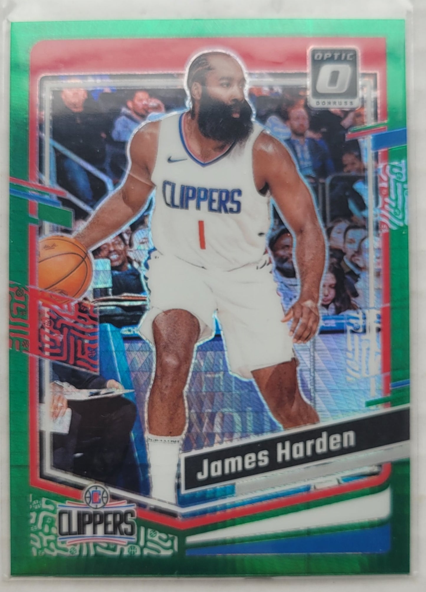 James Harden - 2023-24 Donruss Optic Hyper Green #174