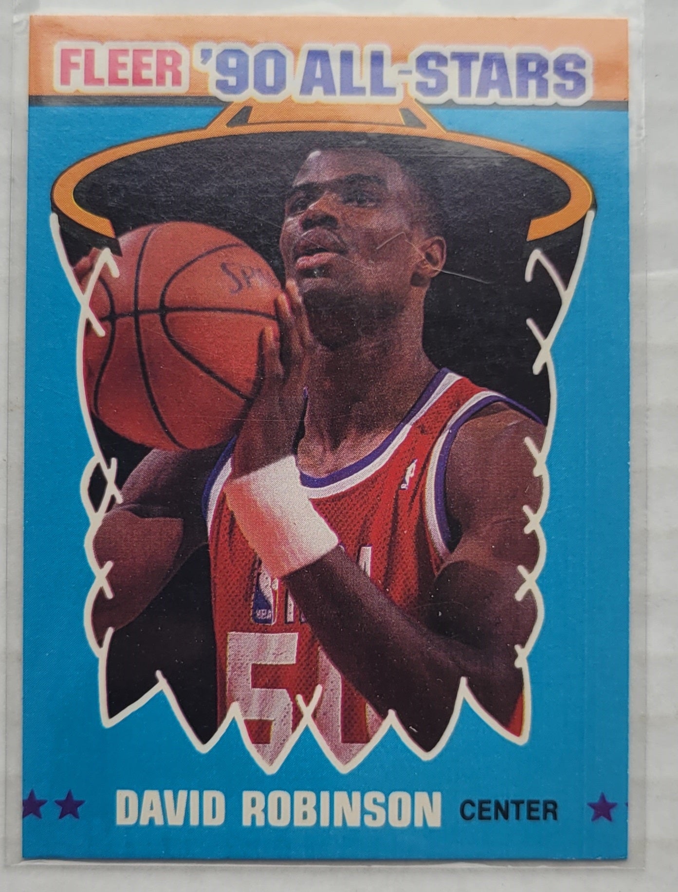 David Robinson - 1990-91 Fleer All-Stars #10