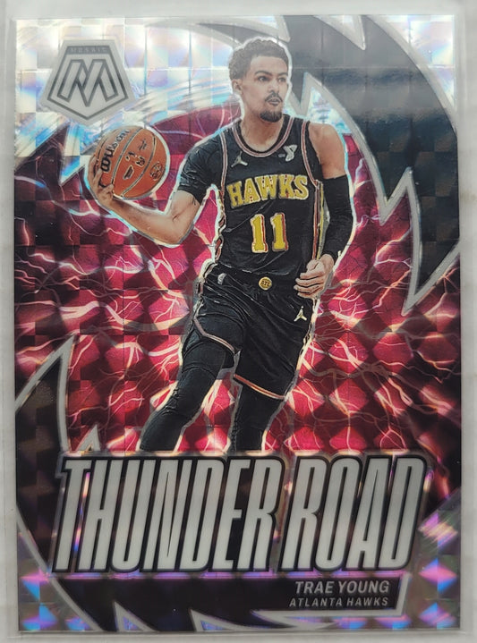 Trae Young - 2023-24 Panini Mosaic Thunder Road Mosaic #11