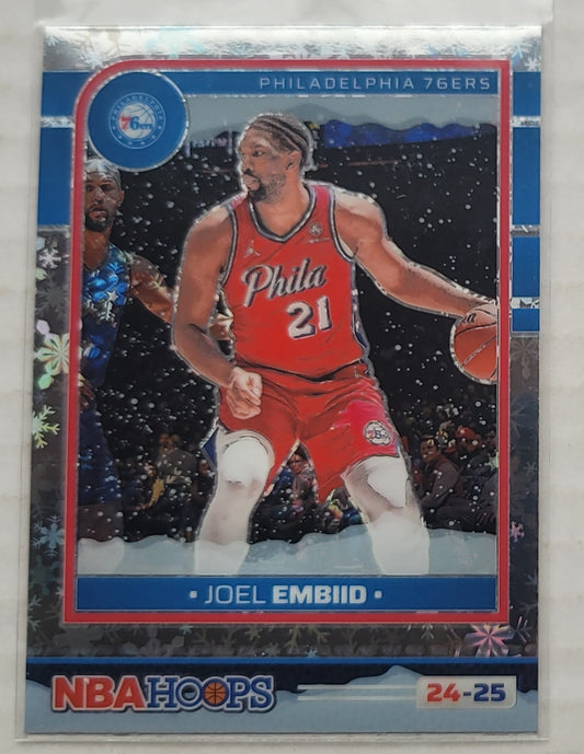 Joel Embiid - 2024-25 Hoops Premium Prizms Winter #131
