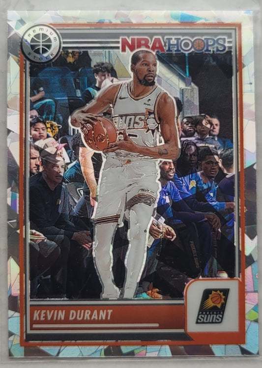 Kevin Durant - 2023-24 Hoops Premium Stock Ice Prizm #209