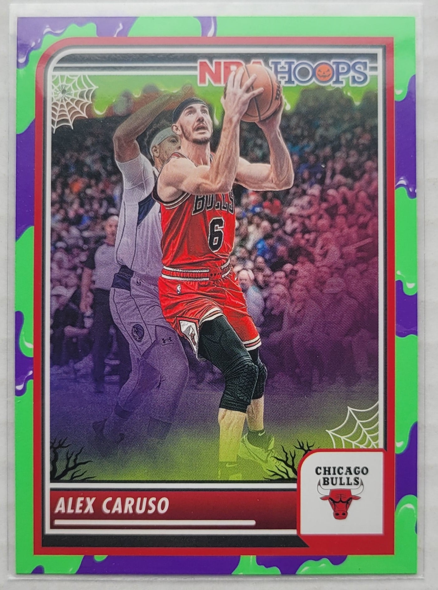 Alex Caruso - 2023-24 Hoops Haunted Hoops Slime #116