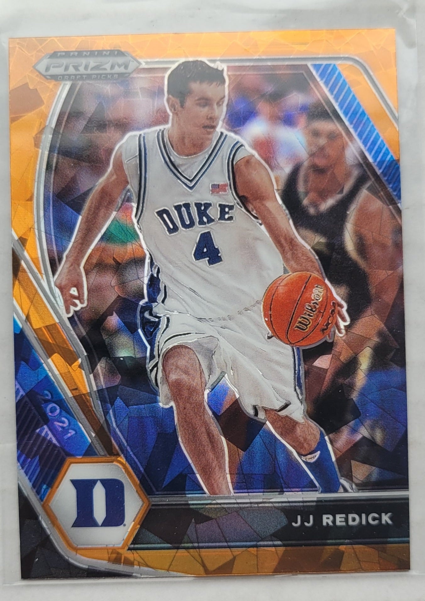 JJ Redick - 2021-22 Panini Prizm Draft Picks Prizms Orange Ice #96