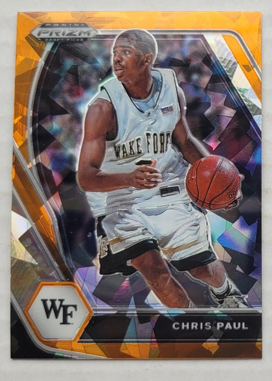 Chris Paul - 2021-22 Panini Prizm Draft Picks Prizms Orange Ice #68