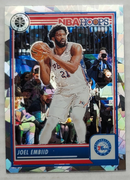 Joel Embiid - 2023-24 Hoops Premium Stock Ice Prizm #271