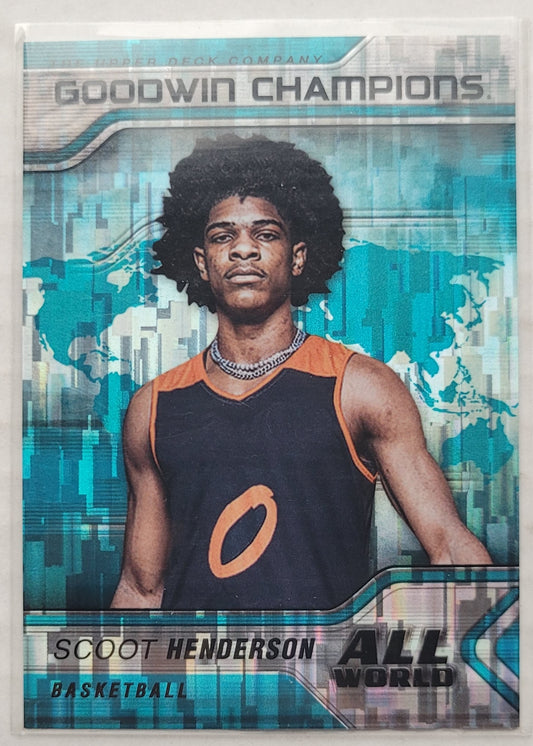 Scoot Henderson - 2023 Upper Deck Goodwin Champions All-World Aqua #AW9