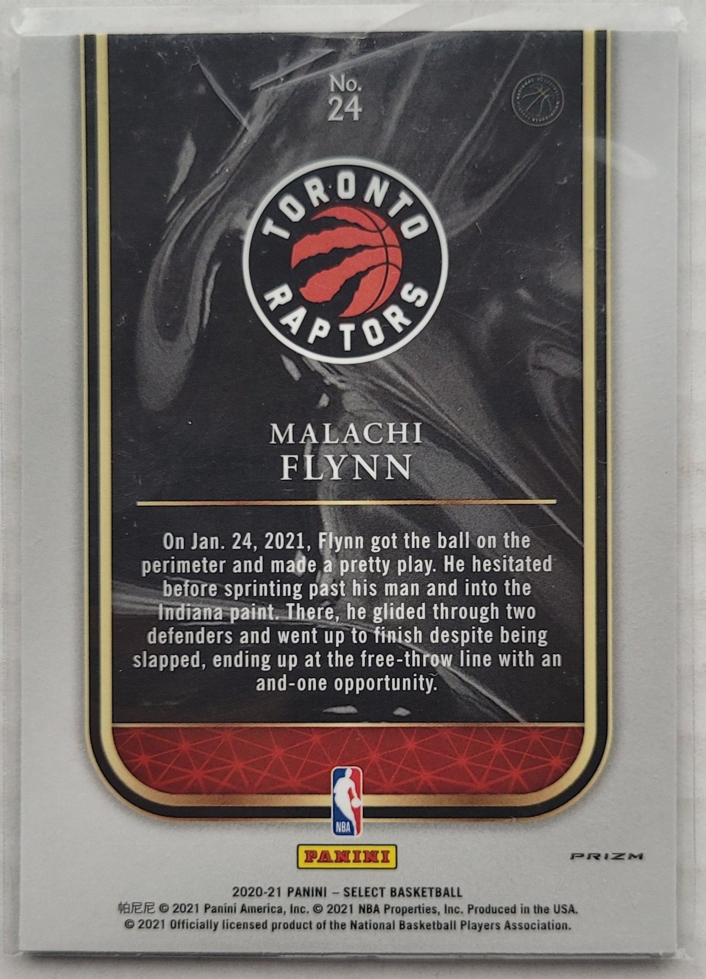 Malachi Flynn - 2020-21 Select Rookie Selections Prizms Green #24