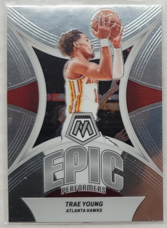 Trae Young - 2023-24 Panini Mosaic Epic Performers #6