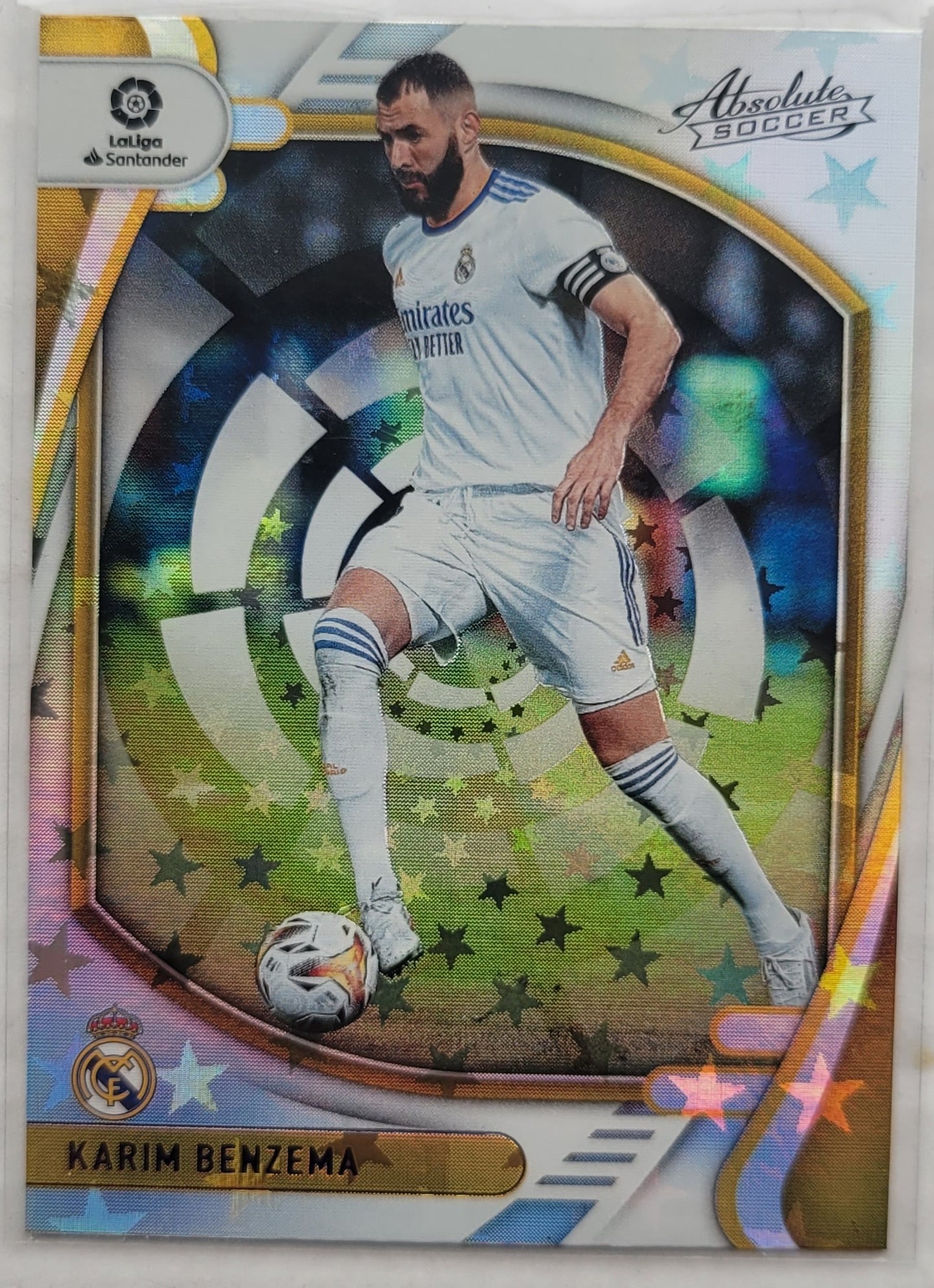Karim Benzema - 2021-22 Panini Chronicles La Liga Purple Astro #56 Absolute