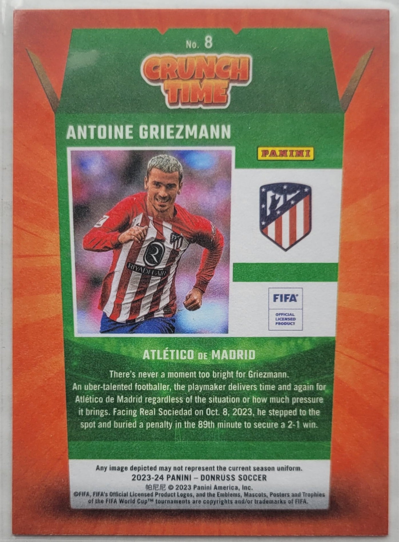 Antoine Griezmann - 2023-24 Donruss Crunch Time #8