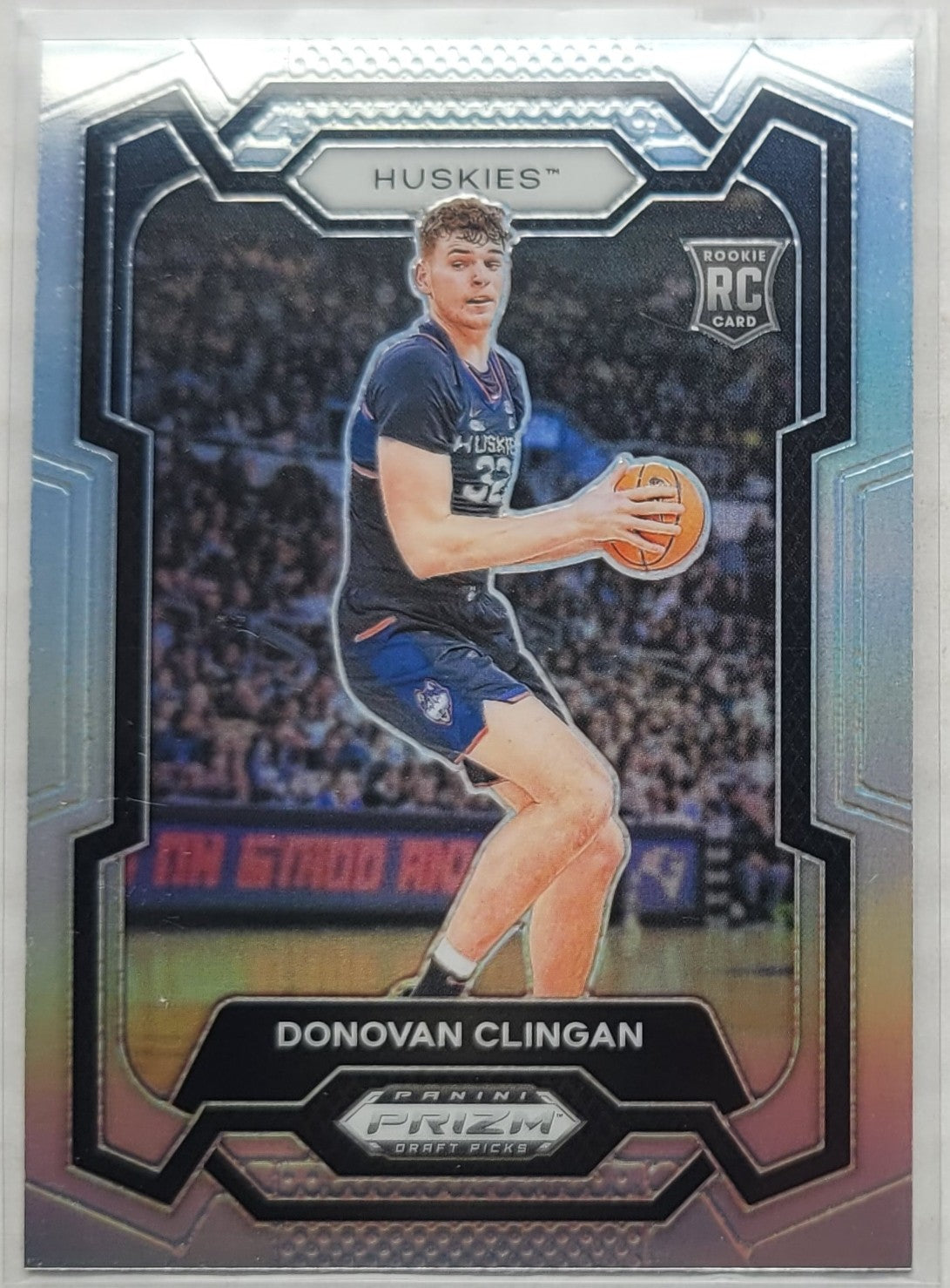 Donovan Clingan - 2024-25 Panini Prizm Draft Picks Prizms Silver #95 RC