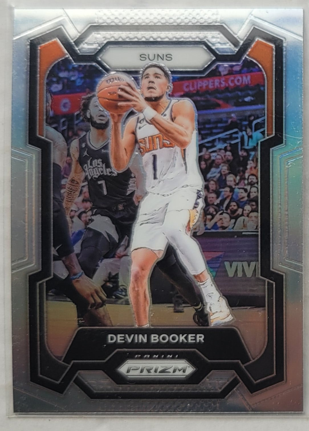Devin Booker - 2023-24 Panini Prizm Prizms Silver #58