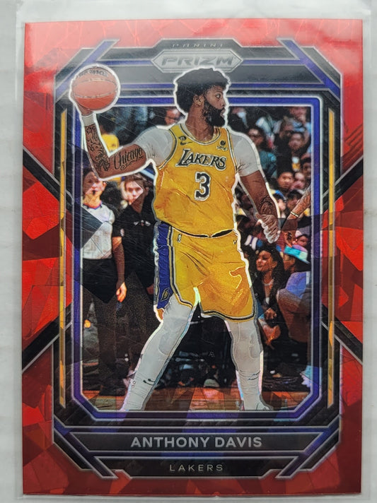 Anthony Davis - 2022-23 Panini Prizm Prizms Red Ice #122