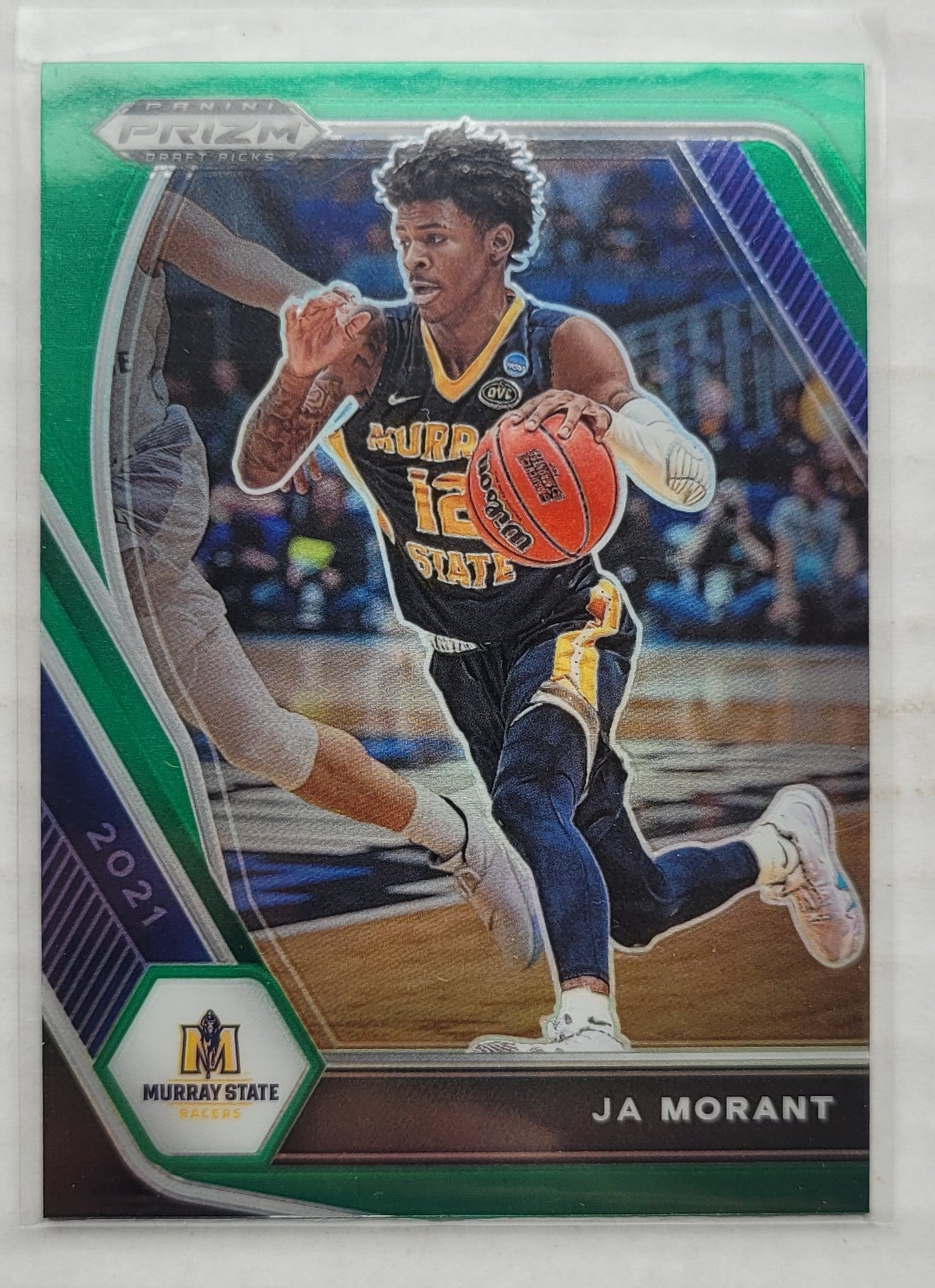 Ja Morant - 2021-22 Panini Prizm Draft Picks Prizms Green #64