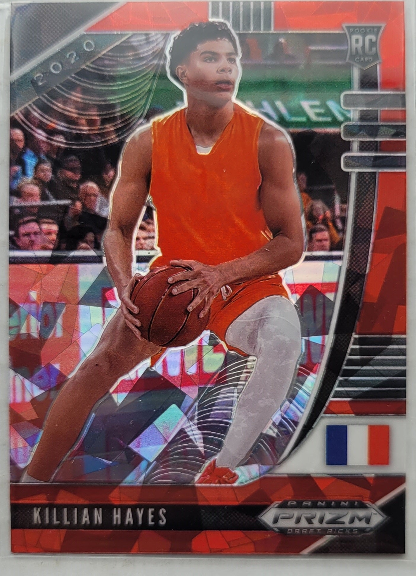 Killian Hayes - 2020-21 Panini Prizm Draft Picks Prizms Red Ice #52 RC