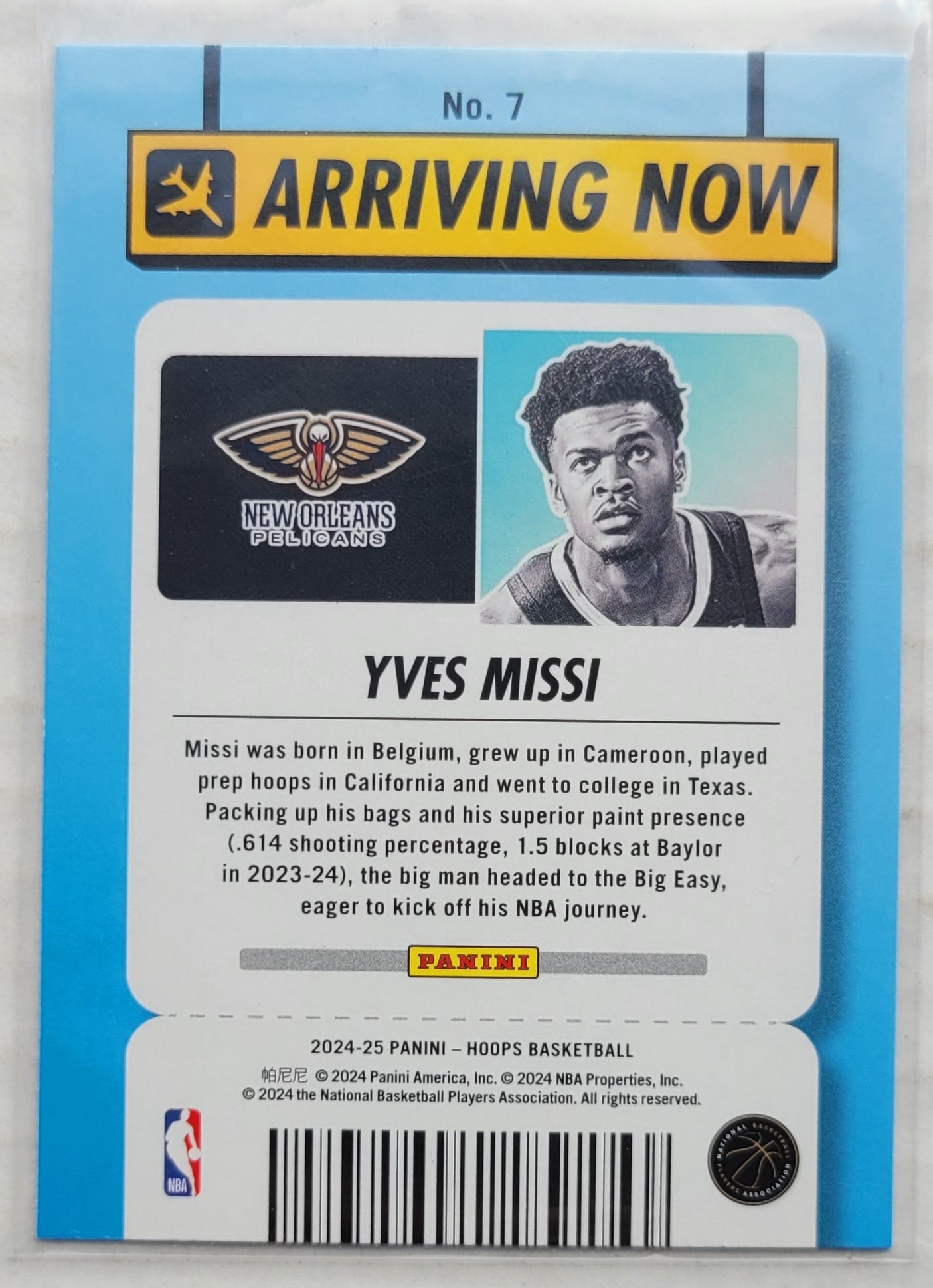 Yves Missi - 2024-25 Hoops Arriving Now #7