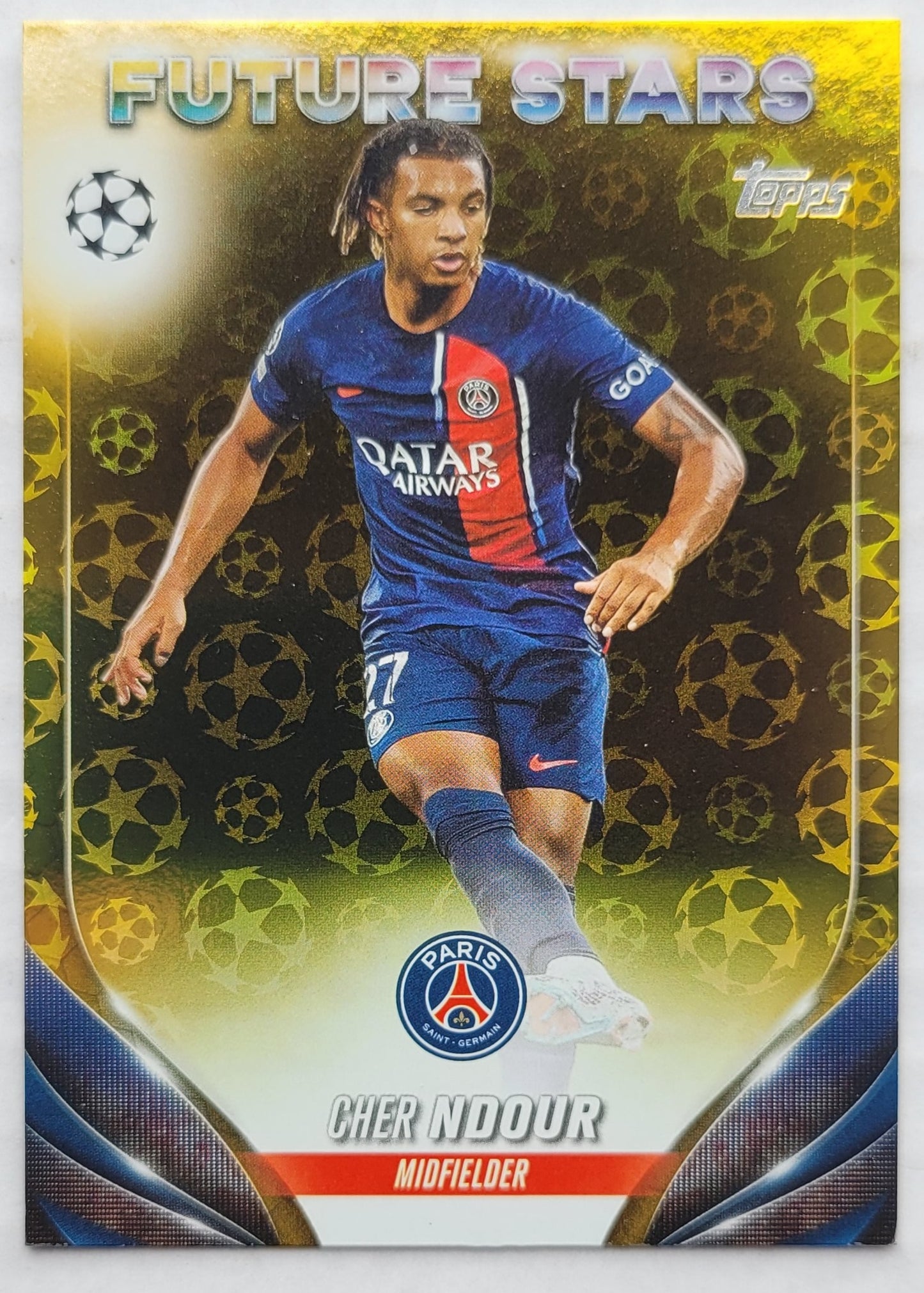 Cher NDour - 2023-24 Topps UEFA Club Competitions Starball Variations #7 FS