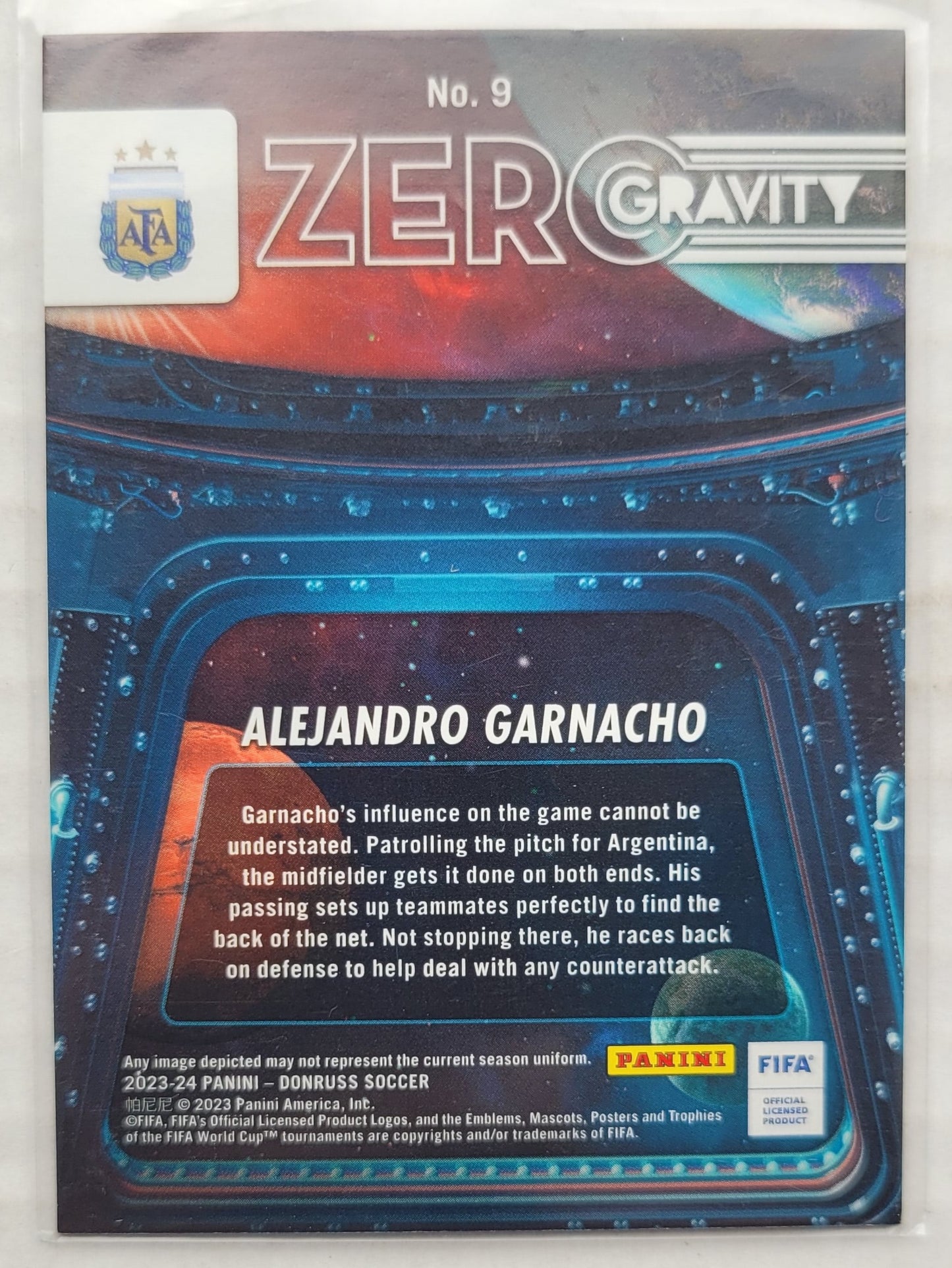 Alejandro Garnacho - 2023-24 Donruss Zero Gravity #9