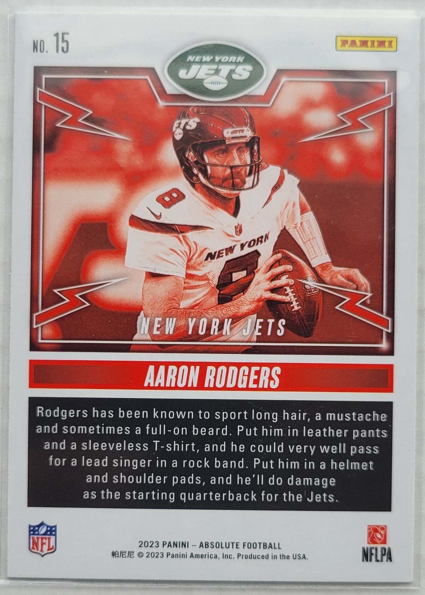 Aaron Rodgers - 2023 Absolute Rock Out #15