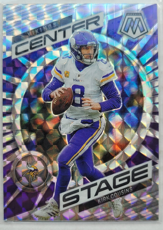 Kirk Cousins - 2023 Panini Mosaic Center Stage Mosaic #20