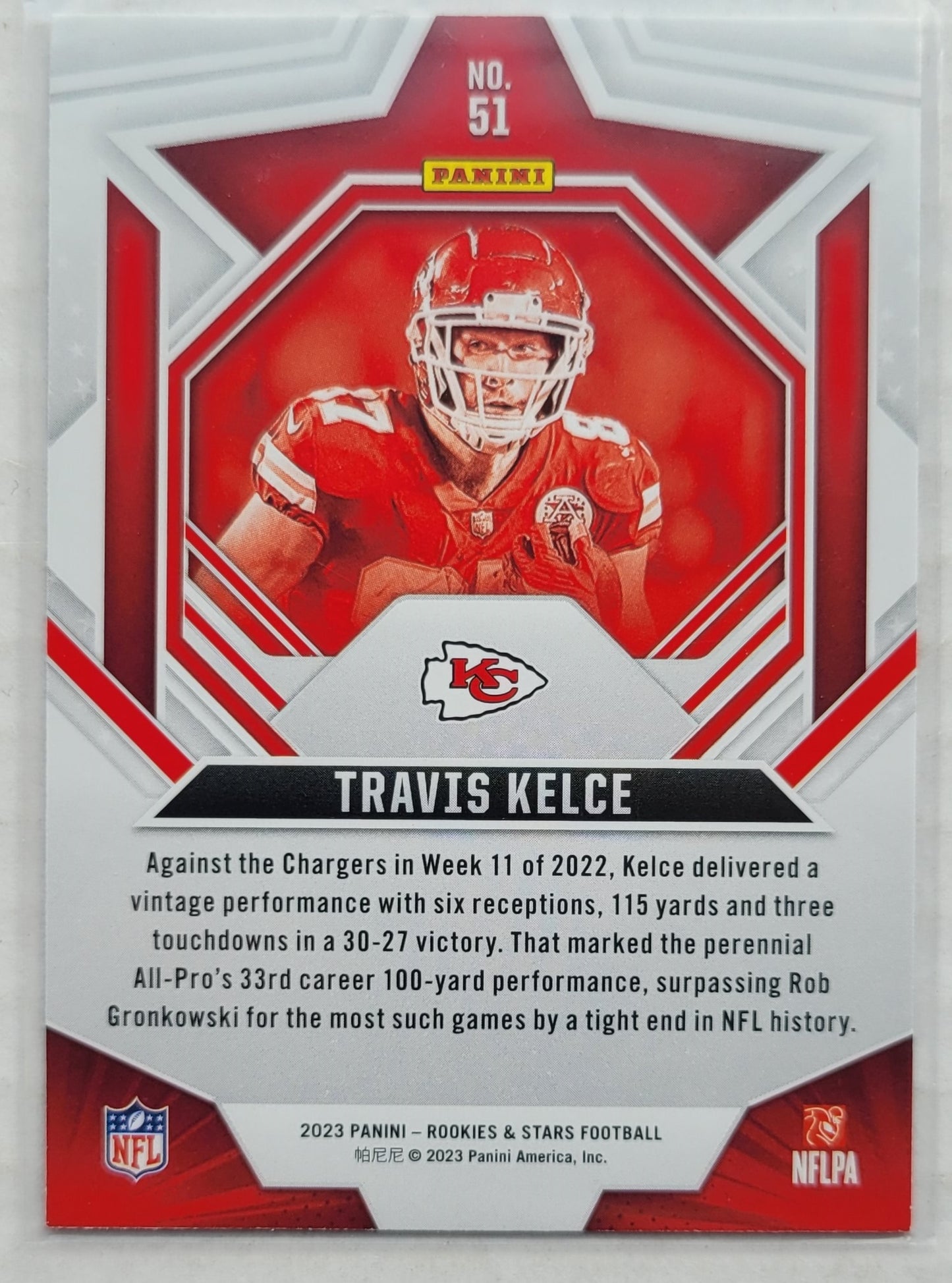 Travis Kelce - 2023 Rookies and Stars #51