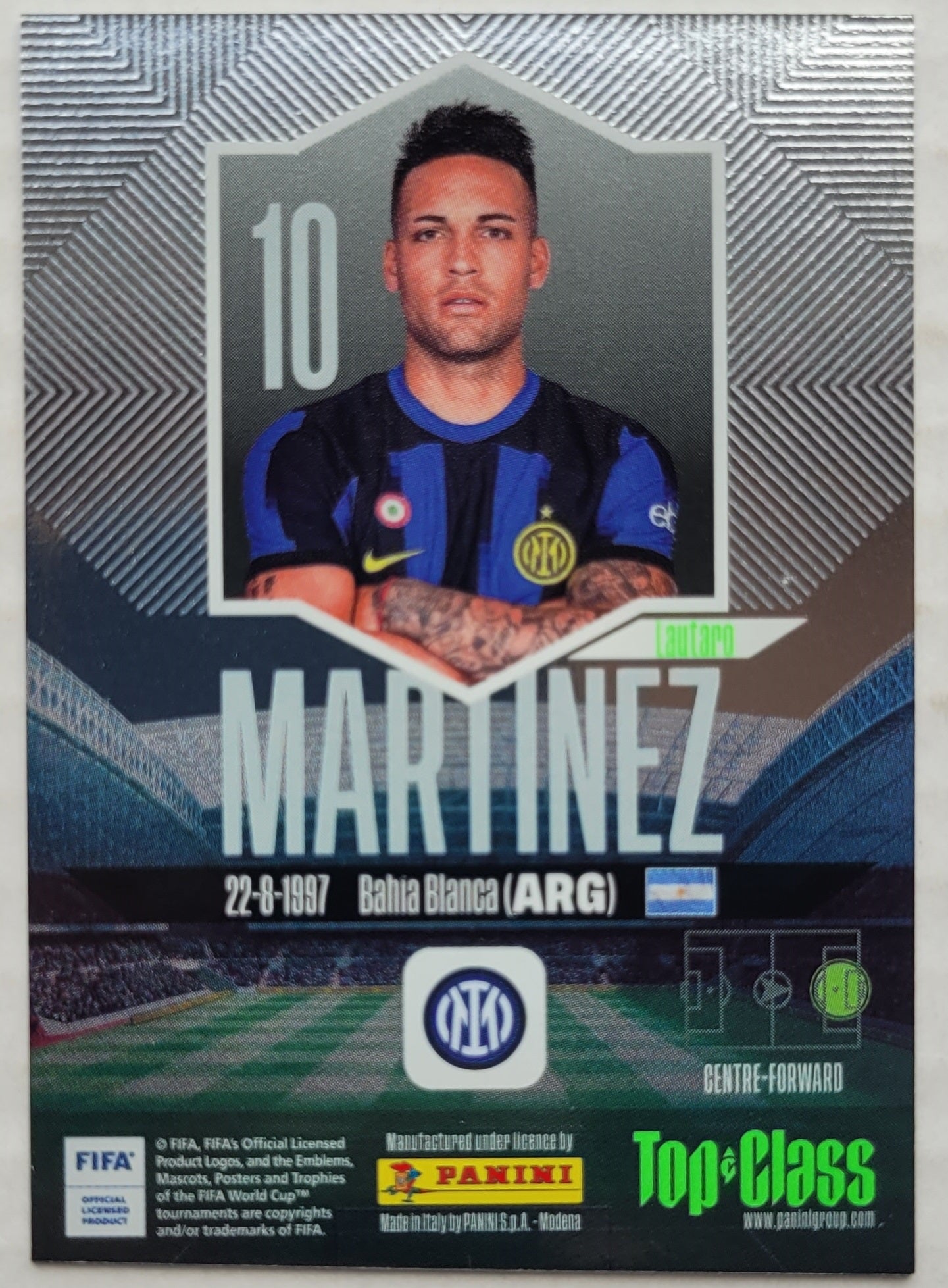Lautaro Martinez - 2023-24 Panini Top Class Holo Giants #NNO