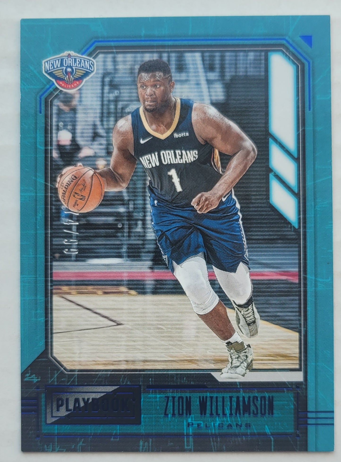 Zion Williamson - 2020-21 Panini Chronicles Blue #181 Playbook - 74/99