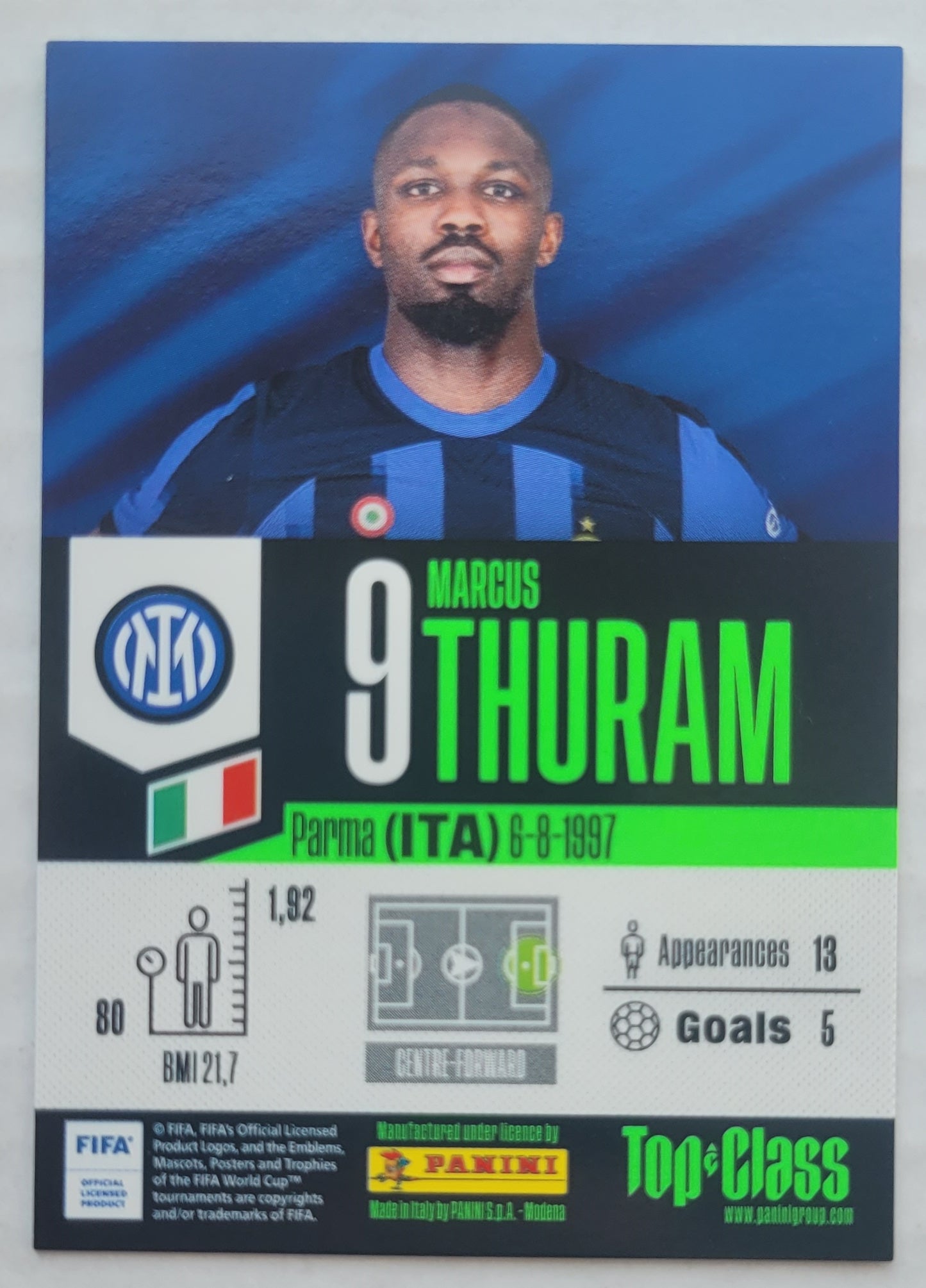 Marcus Thuram - 2023-24 Panini Top Class #171 MAX POWER
