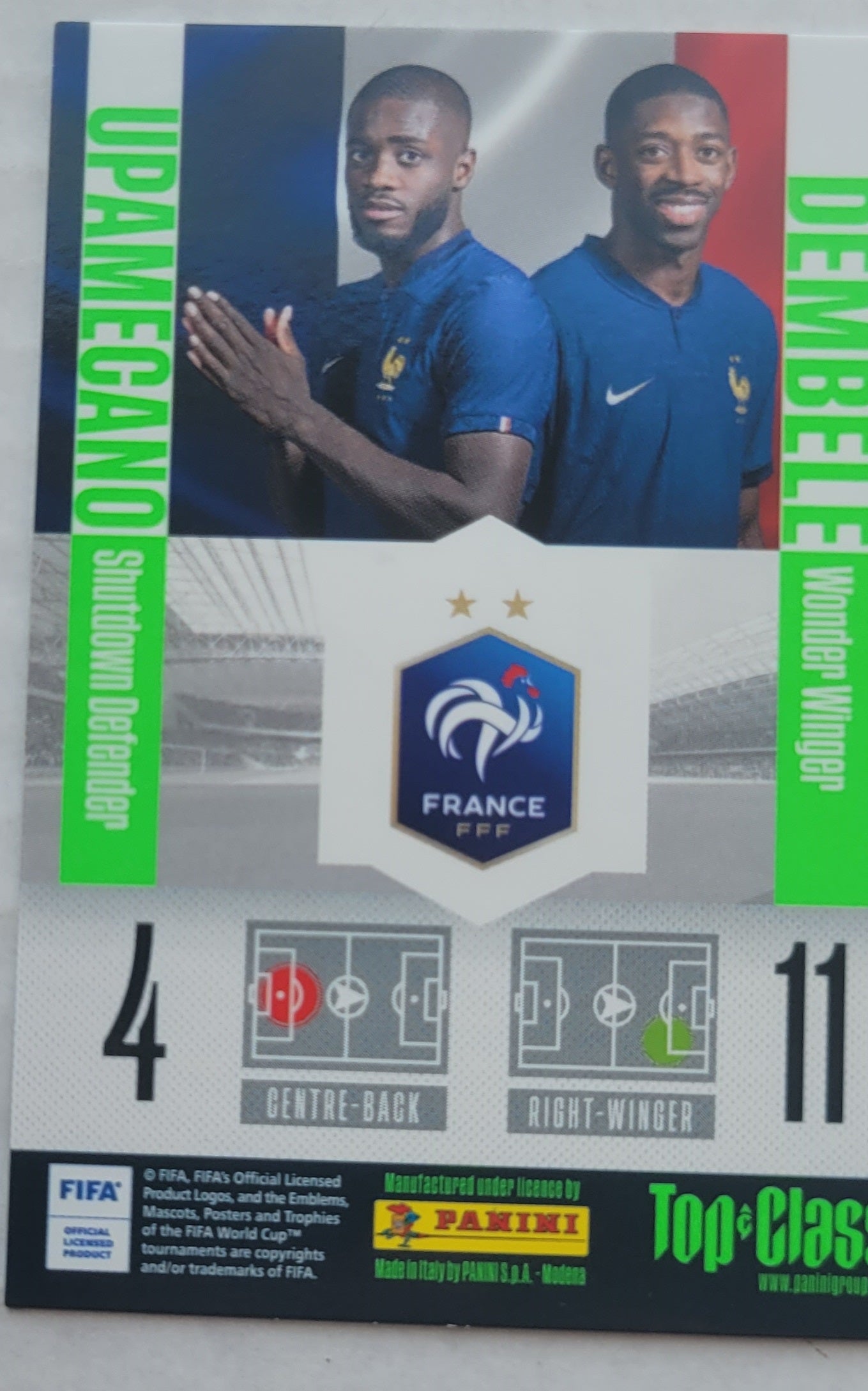 Ousmane Dembélé / Dayot Upamecano - 2023-24 Panini Top Class #227 MAGIC MIX