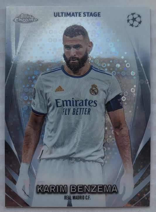 Karim Benzema - 2023-24 Topps UEFA Club Competitions Ultimate Stage Chrome #USC45