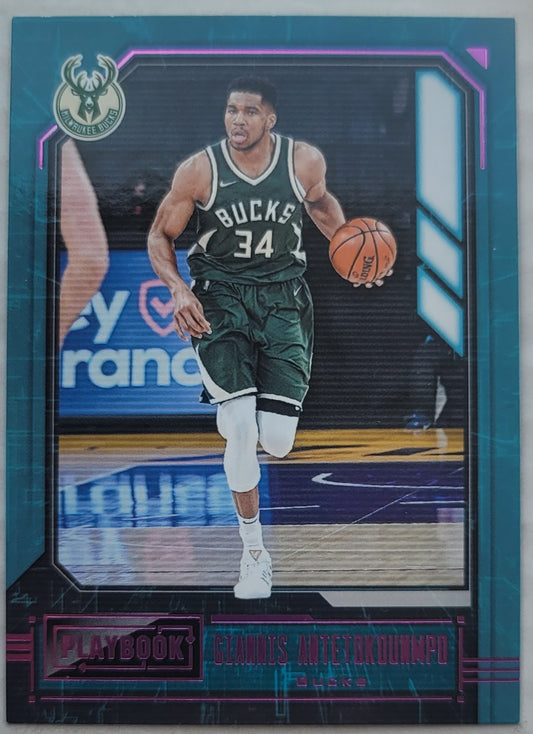 Giannis Antetokounmpo - 2020-21 Panini Chronicles Pink #185 Playbook