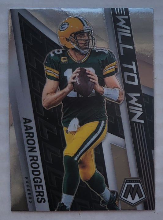 Aaron Rodgers - 2022 Panini Mosaic Will to Win #1