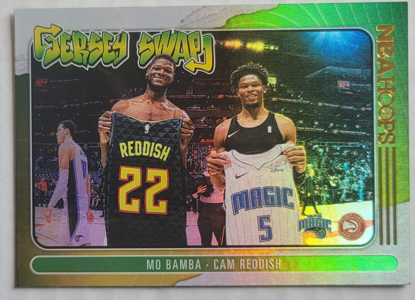 Cam Reddish / Mo Bamba - 2020-21 Hoops Jersey Swap Holo #5