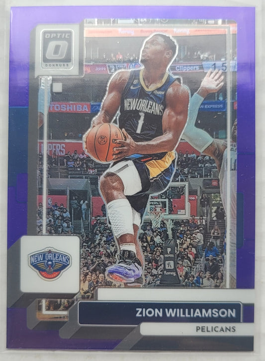 Zion Williamson - 2022-23 Donruss Optic Purple #181