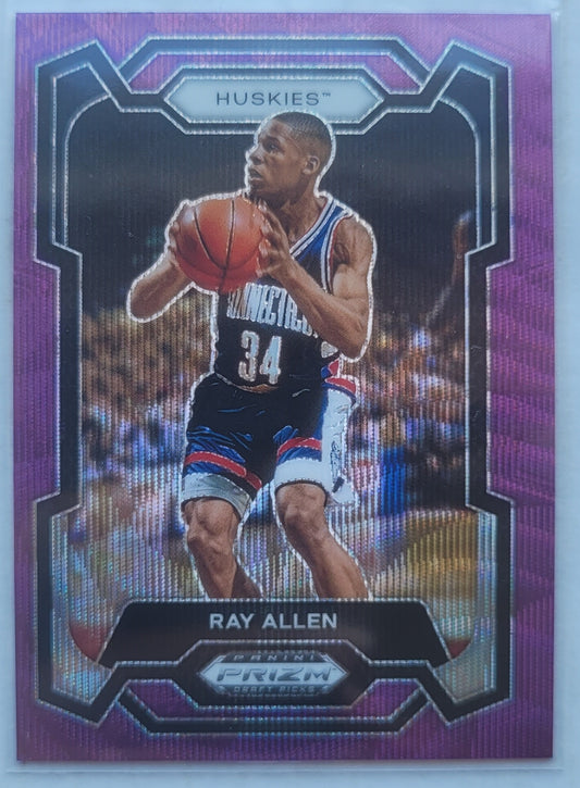 Ray Allen - 2024-25 Panini Prizm Draft Picks Prizms Purple Wave #13
