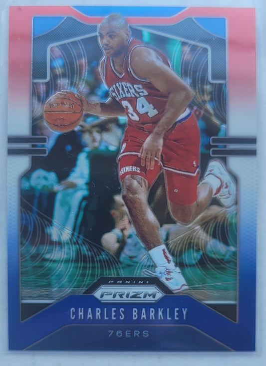 Charles Barkley - 2019-20 Panini Prizm Prizms Red White and Blue #2