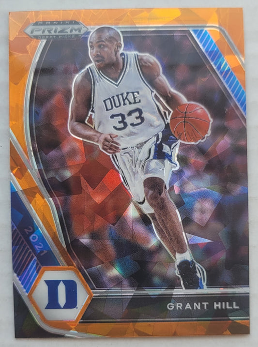 Grant Hill - 2021-22 Panini Prizm Draft Picks Prizms Orange Ice #90