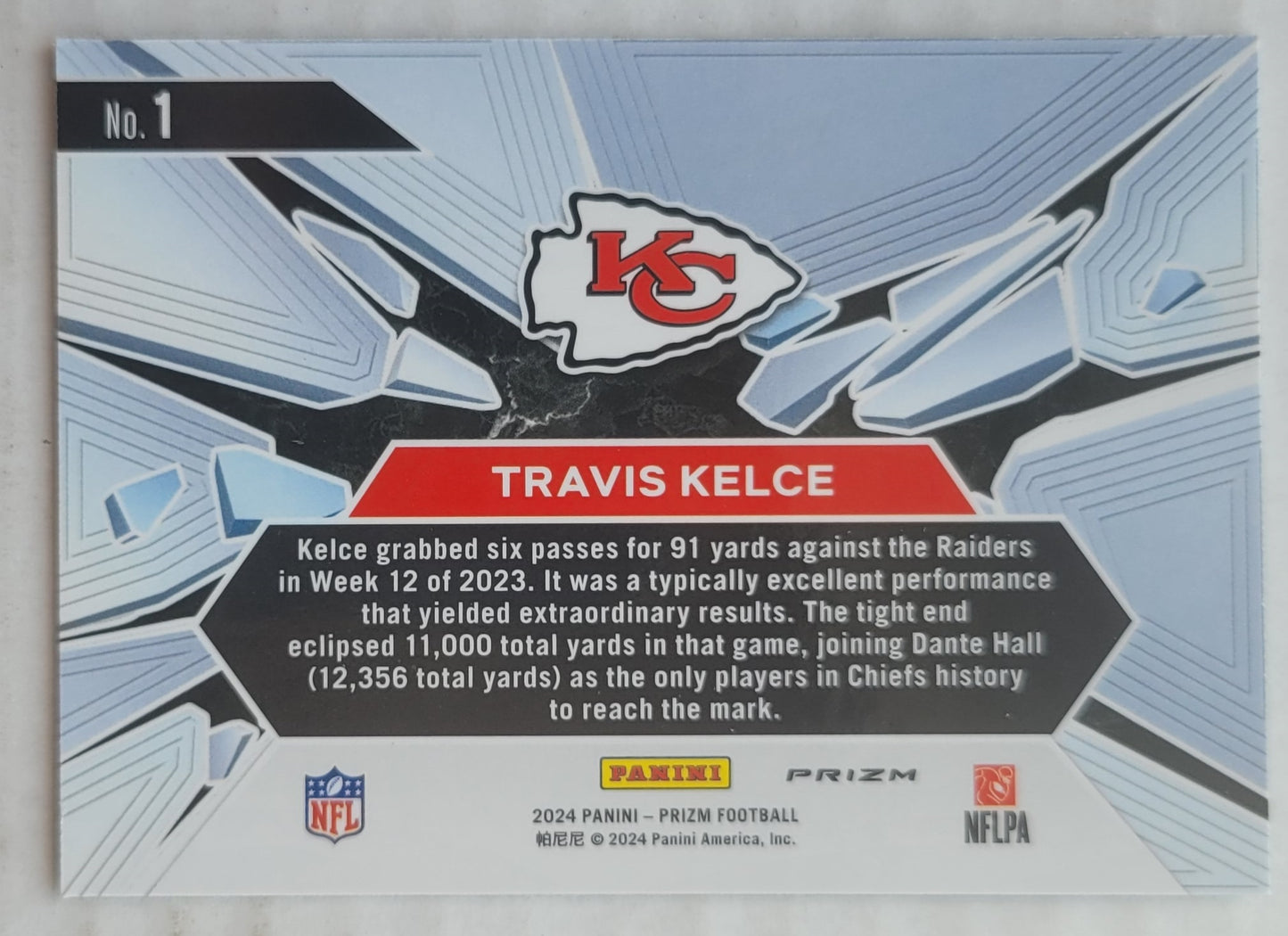Travis Kelce - 2024 Panini Prizm Prizm Break Prizms Green #1