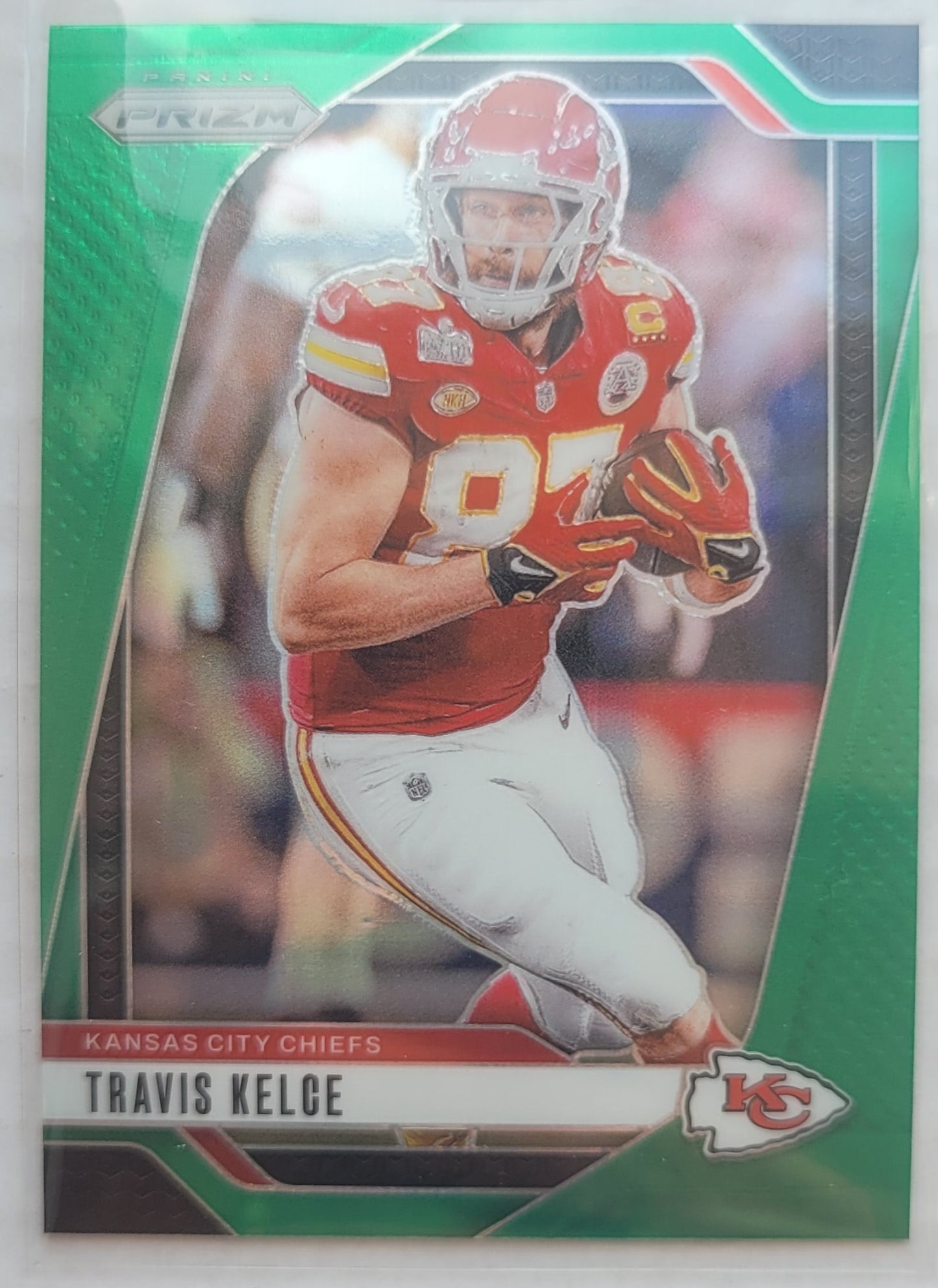 Travis Kelce - 2024 Panini Prizm Prizms Green #140