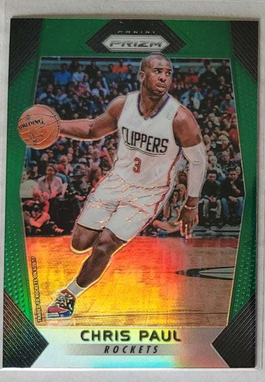 Chris Paul - 2017-18 Panini Prizm Prizms Green #252